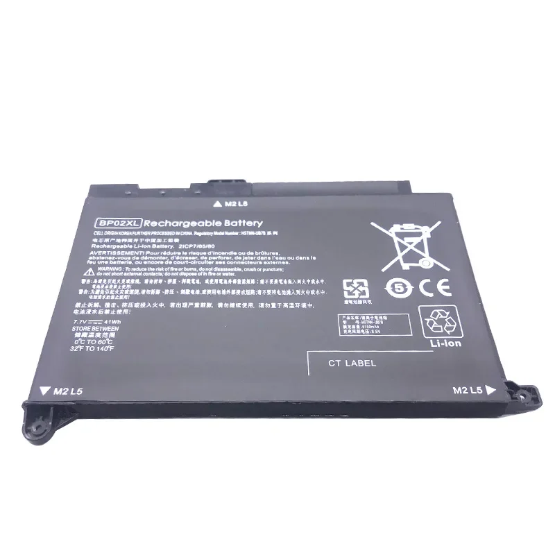 LMDTK New BP02XL Laptop Battery For Hp Pavilion Notebook 15 TPN-Q175 Q172 15-AU156TX  HSTNN-LB7H  HSTNN-UB7B