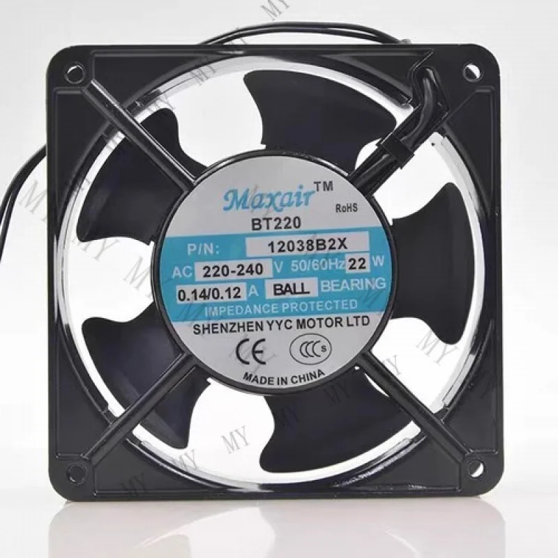 

Вентилятор охлаждения TT для MAXAIR BT220 12038B2X 12038 AC220V-240V 0.14A/0.12A 22W
