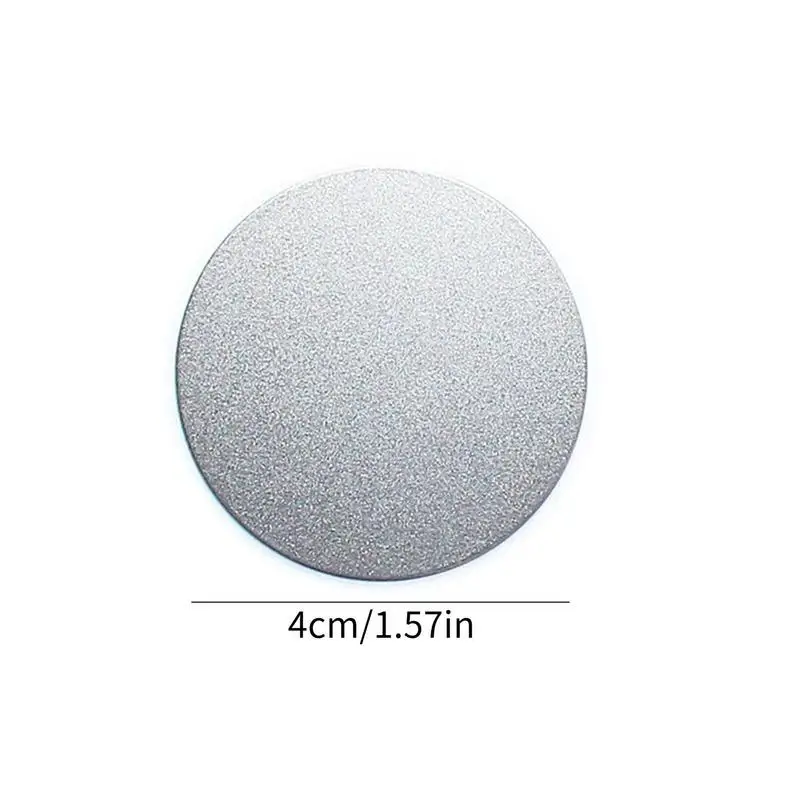 2 stücke montieren Metallplatte mit Kleber für magnetische Halterung Auto Halter Ersatz Metallplatte Kit Magnet Handy-Ständer