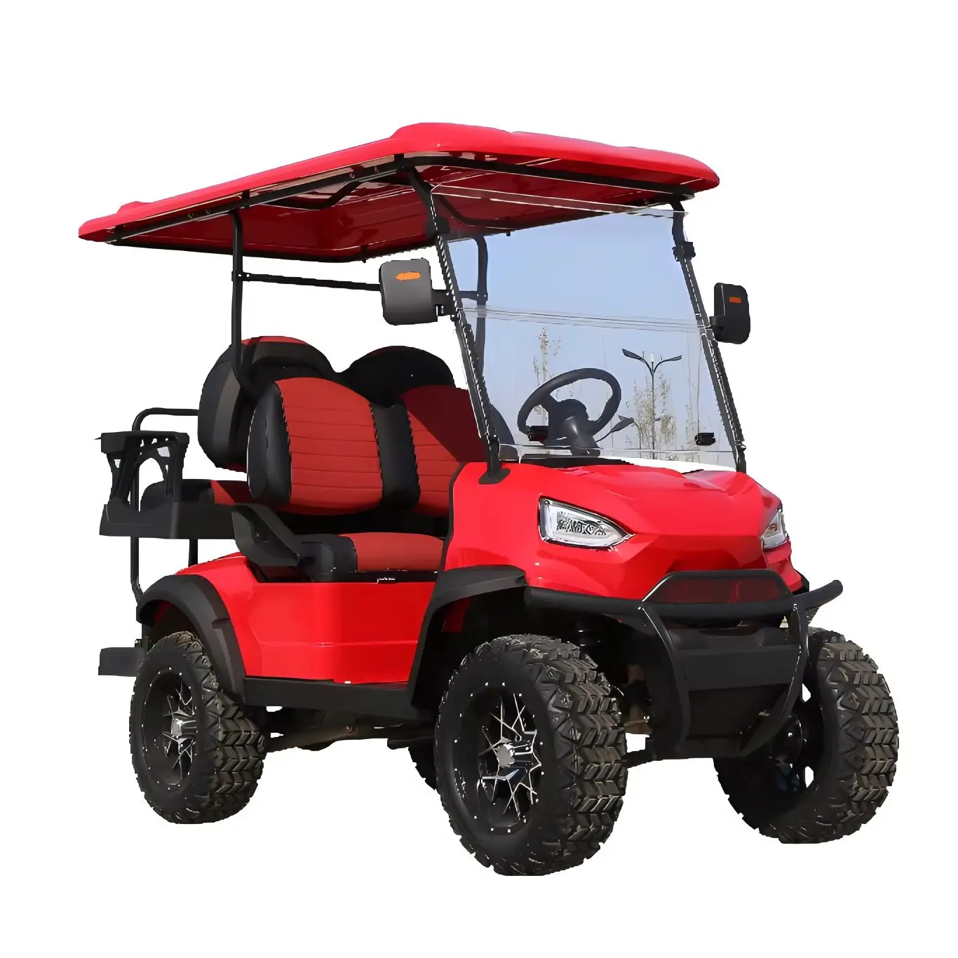 عربة جولف صينية رخيصة 3 صفوف من 6 مقاعد عربة جولف كهربائية لمشاهدة معالم المدينة سيارة جولة سيارة استقبال الفندق للبيع #5