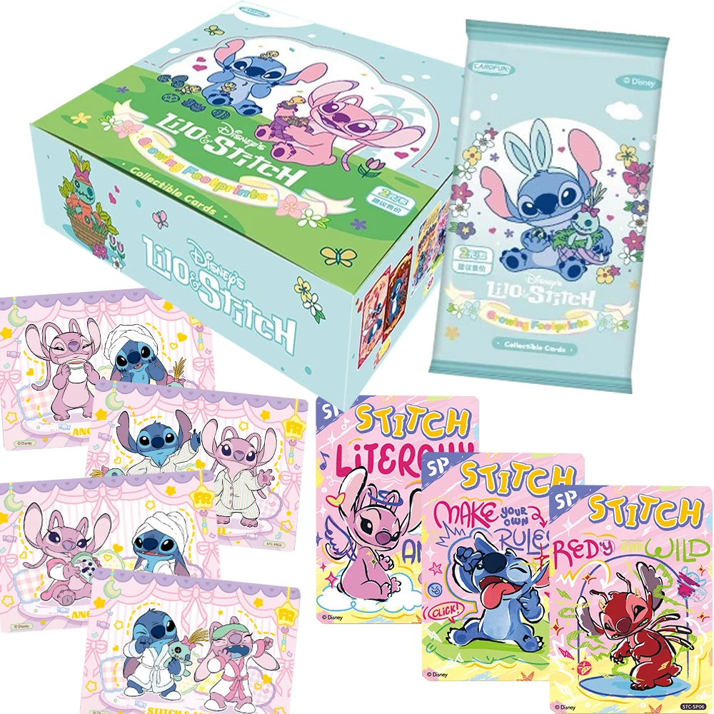

Lilo & Stitch Collection Cards Science Fiction Adventure Animation Roles Stitch Angel Sweet Love Heartbeat Daily Cards Kid Gift