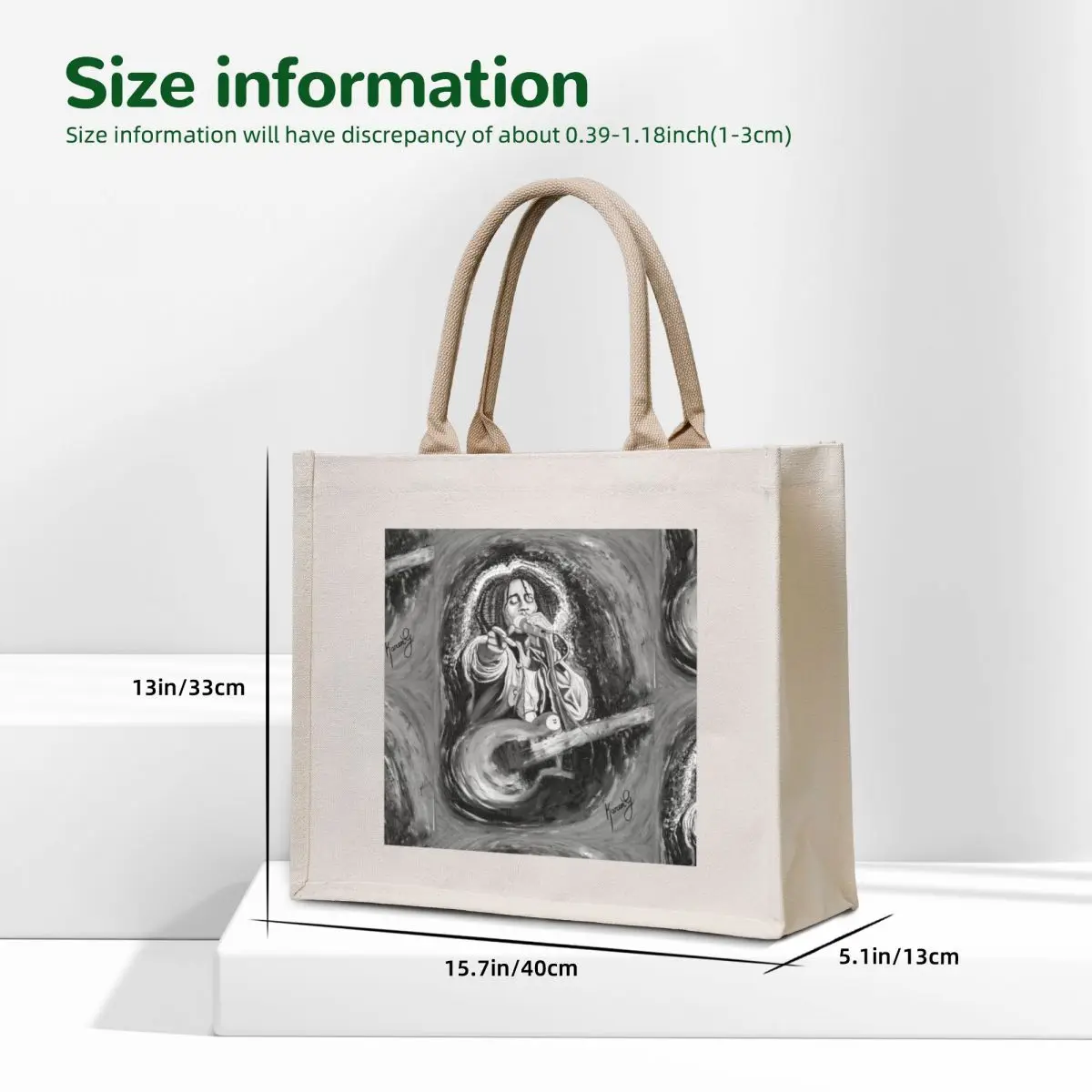 Still Redemption (Monochrome) Tote Bag canvas bags shopping bag Big bag