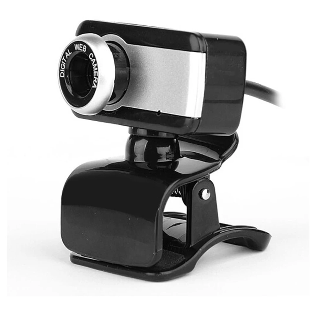 

USB Computer 480P Recording Microphone Web Camera Adjustable Focal Length Laptop Desktop Webcam Camera Compatible