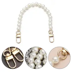 High Quality Accessories Shoulder Bag Straps Long Beaded Chain Pearl Strap DIY purse Replacement Bags Handbag Handles