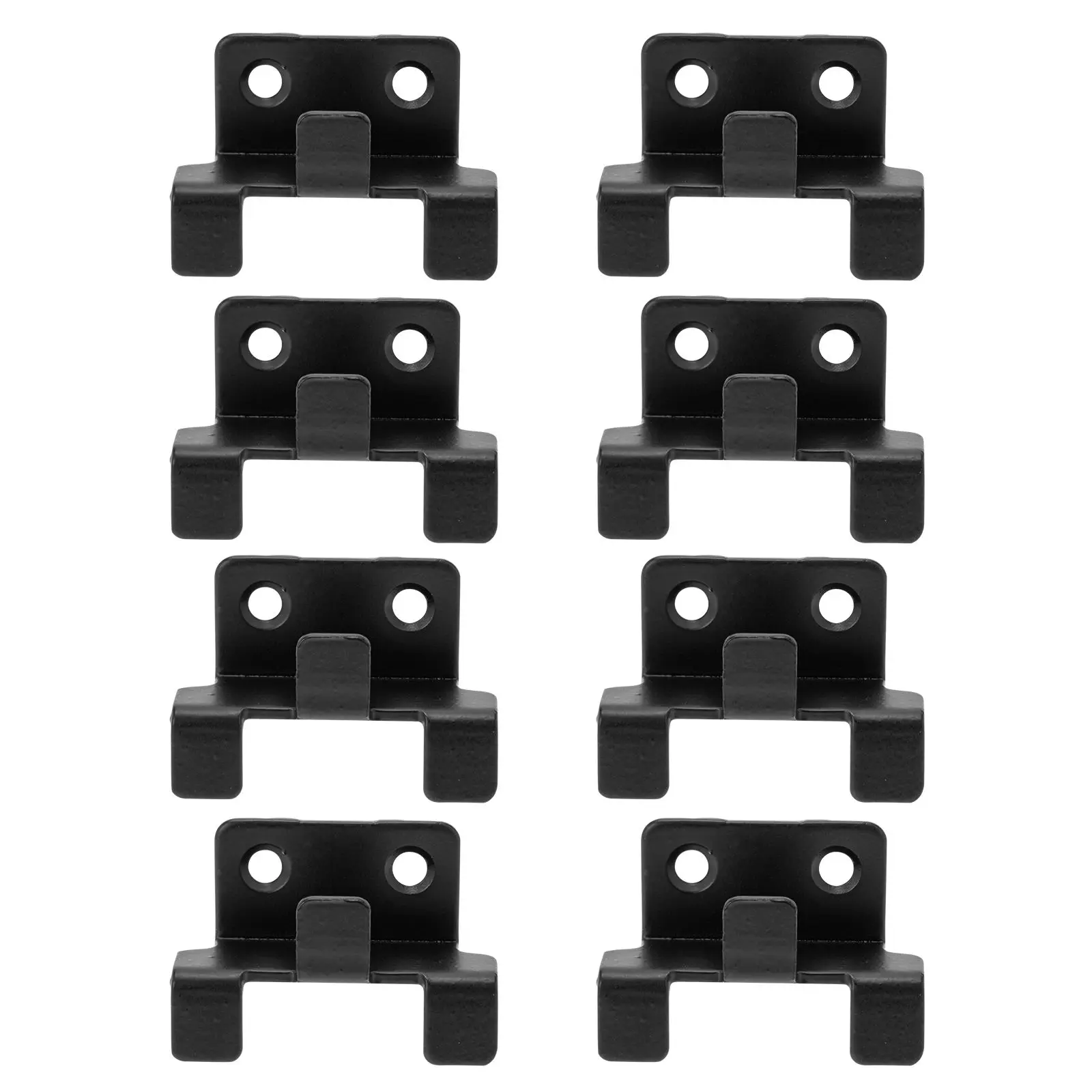 

8 Pcs Iron Tile Hangers Smooth Surface Ceramic Hooks Strong Load Bearing Capacity Wall Mount Brackets Hardware