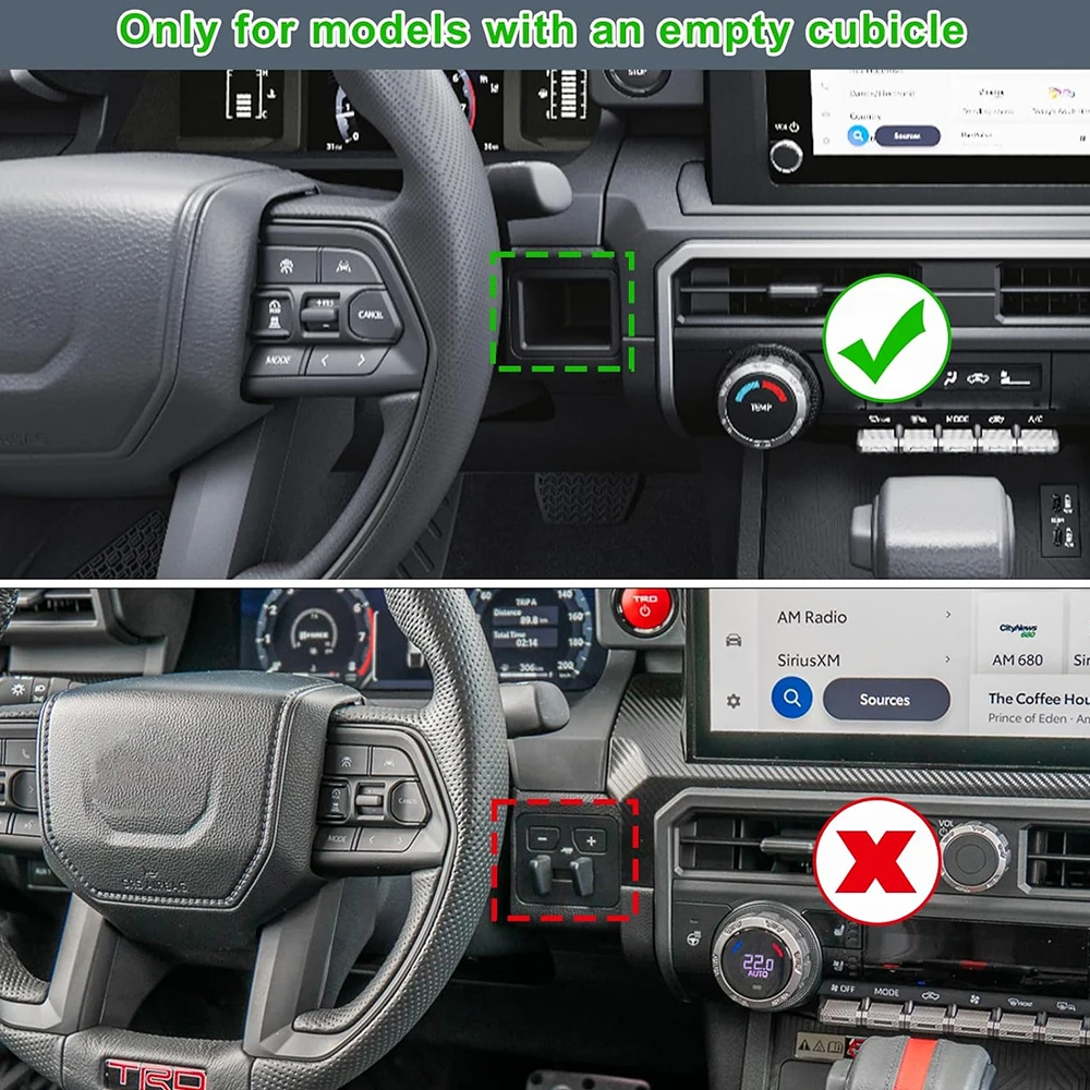 سيارة مركز وحدة التحكم والعتاد التحول صندوق تخزين حامل درج منظم اكسسوارات لتويوتا تاكوما 4 عداء 2024 2025 2026