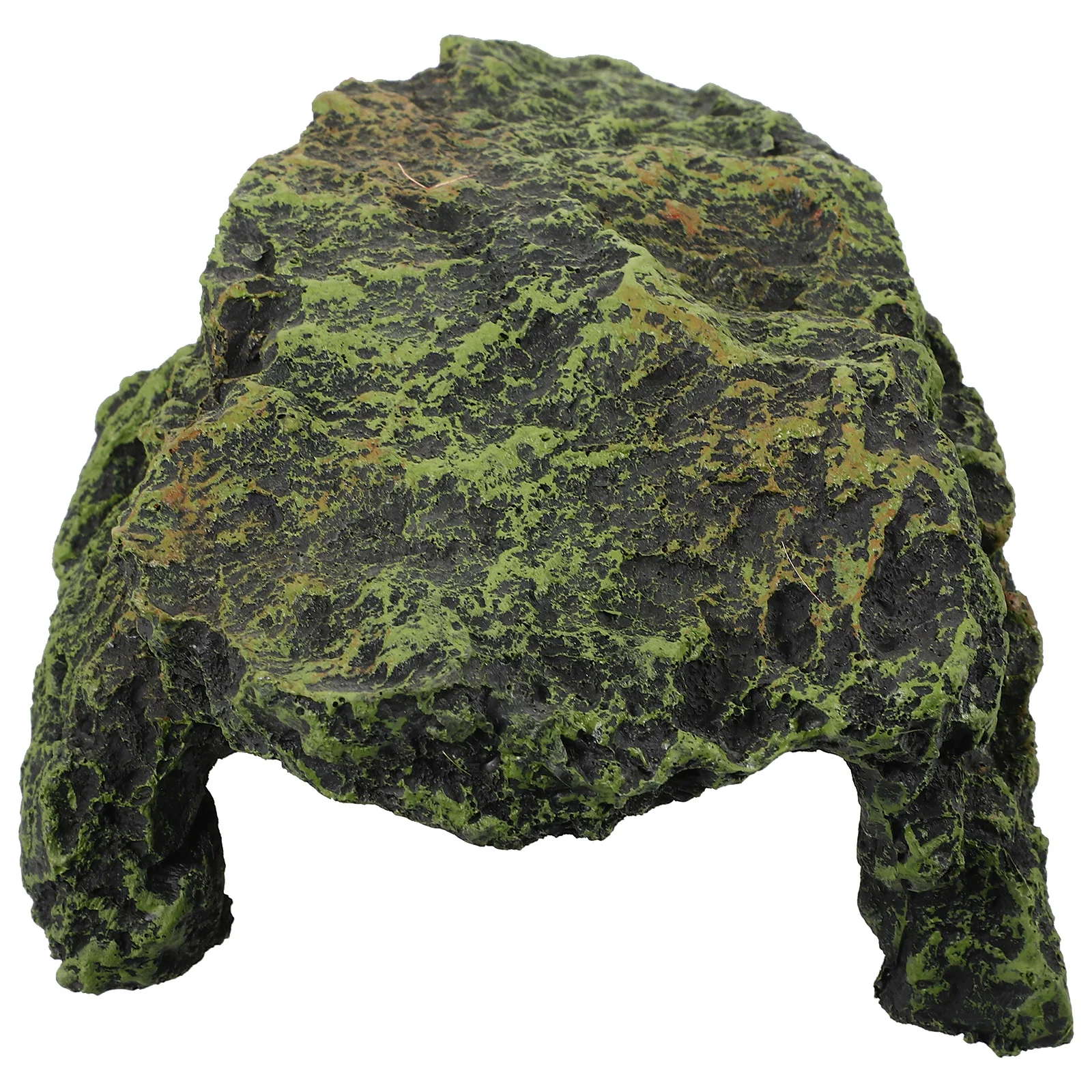 

Resin Turtle Basking Platform Rock Cave Hideout Reptile Tank Decoration for Bearded Dragon Snake