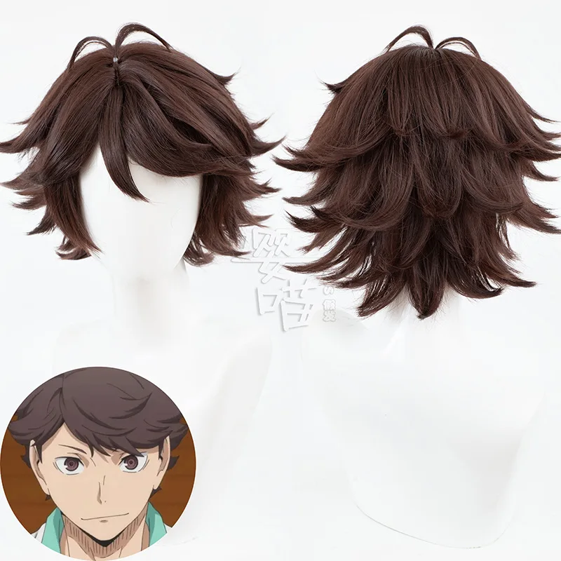 أنيمي هايكيو!! شعر مستعار ياتشي هيتوكا بيروكات صناعية أزياء تنكرية أنيمي هيناتا شويو يو نيشينويا أويكاوا تورو شعر مستعار كوسبلاي للحفلات