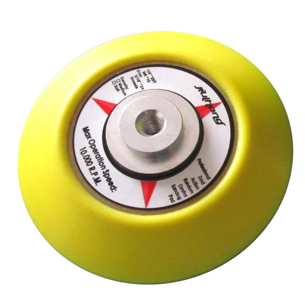 Almohadilla de respaldo de lijado de 75mm y 3 pulgadas, gancho y bucle con vástago de 6mm para pulir y moler, accesorios de herramientas eléctricas abrasivas