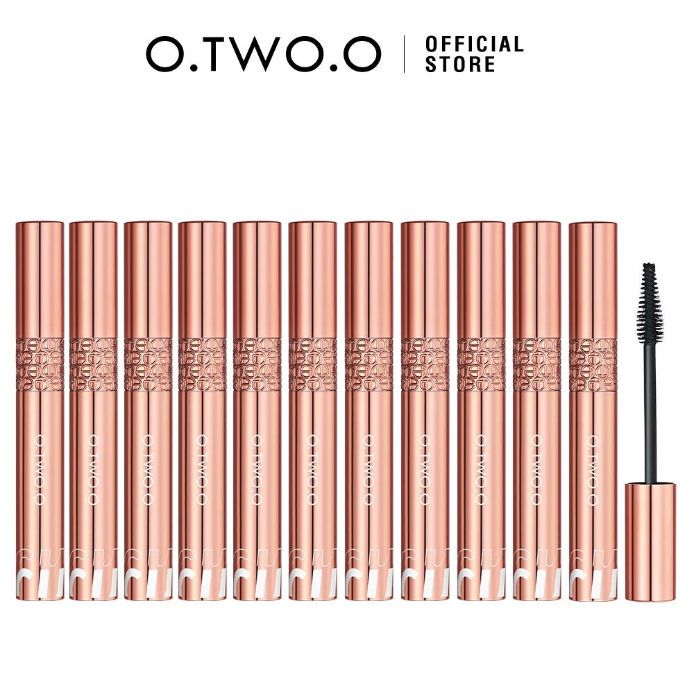 O.TWO.O 12pcs Makeup Set Mascara Waterproof Extra Volume Silk Fiber Long Lengthens Eyelashes Extension mascara Cosmetics Kit