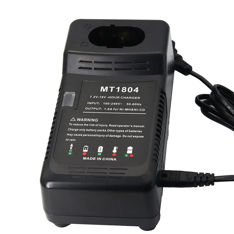 MT1804 Battery Charger For Makita 12V 14.4V 9.6V 18V Ni-Cd/Ni-MH Battery PA12 PA14 PA09 PA18