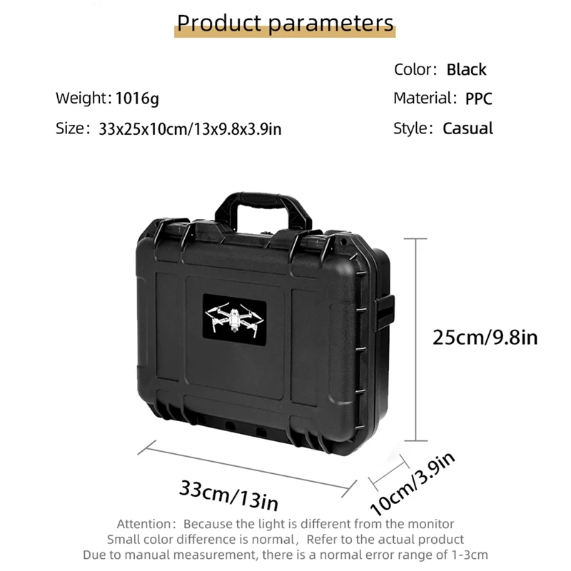 Para dji neo caso saco à prova de explosão portátil caixa à prova dwaterproof água casca dura grande capacidade caixa armazenamento acessórios drone