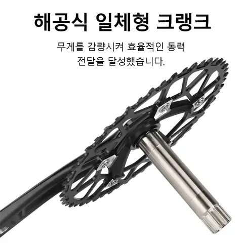 130bcd vevstakar 170MM 24MM vevparti för Pixie hopfällbar Brompton cykel Lätt silverfärgad enkelkronad cykelvevparti 10 best sales silverfärgad vevparti - №4