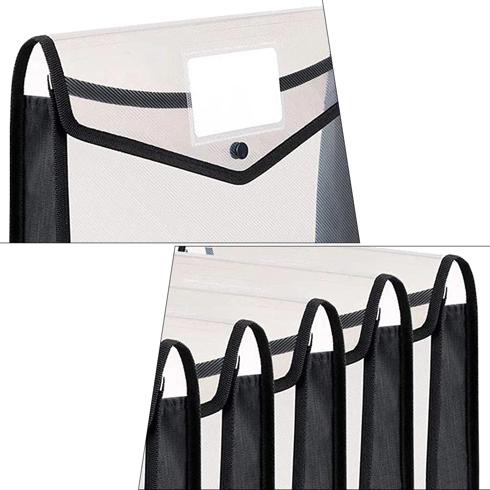 

2PCS A4 Transparent Document Folder Plastic File Envelope Water Resistant Large Capacity Office School Storage Bag for Papers