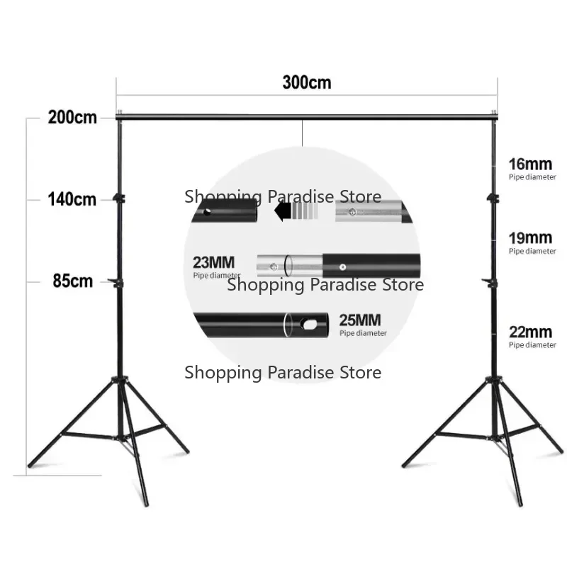 5500K Professional Photography Soft Box Umbrella Lighting Kit Studio Flash Equipment for Camera