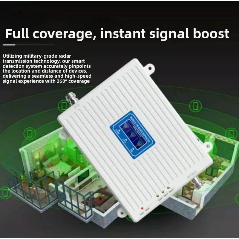 2G 3G 4G Signal Repeater 900/1800/2100MHz, One Two Band Mobile Signal Amplifier Booster