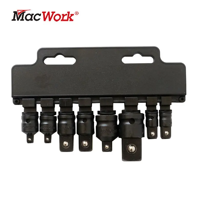 8 Pcs Pneumatic Impact Socket Adapter Set Vehicle Repair Tools