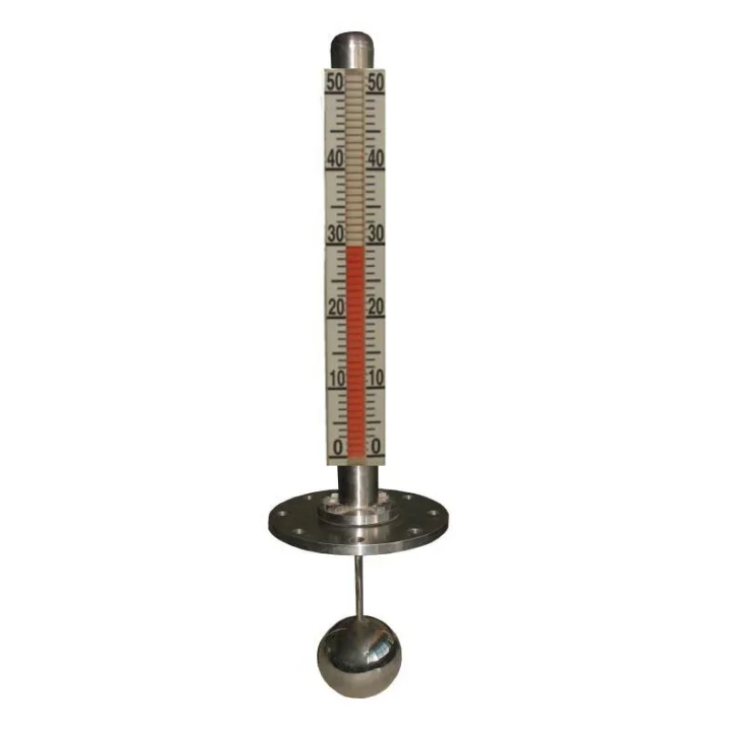 UHZ Magnetic Flip Board Liquid Level Sensor Stainless Steel 304 0.1% Accuracy Remote Transmission Top-mounted Float Level