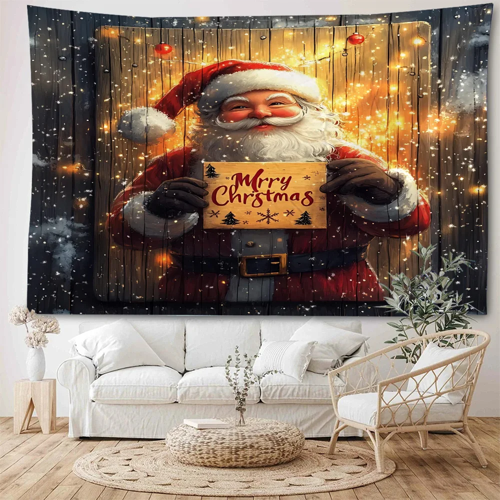 

Christmas Santa Claus Sleigh Gift Delivery Christmas Holiday Decorations Festive Figure for Home Decoration