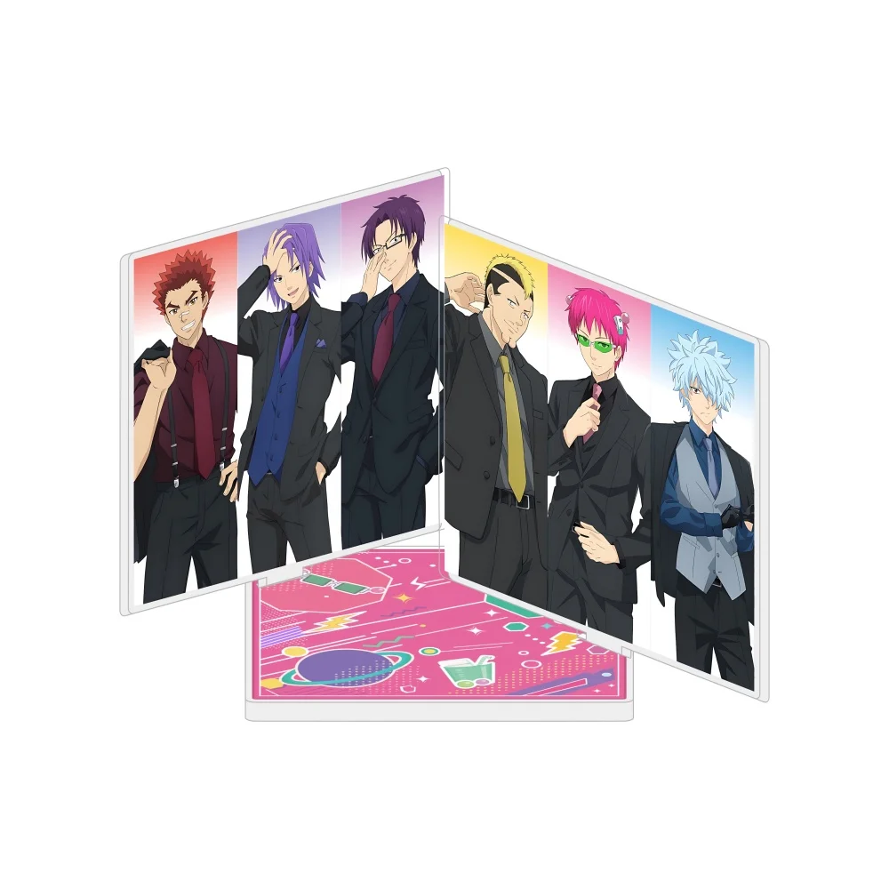 The Disastrous Life of Saiki K 15cm Acrylic keychain Stand,Saiki Kusuo Kaido Shun Nendou Riki Anime Desk Display Figure