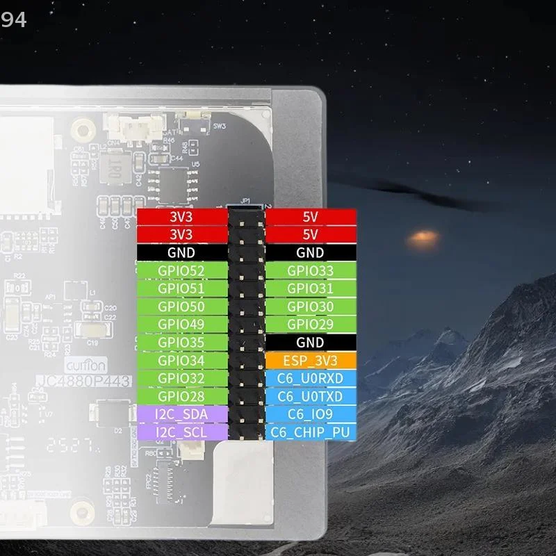 

1-Piece Development Board, 4.3inch Touch Screen, 480x800 IPS, Large Size HD, ESP32P4