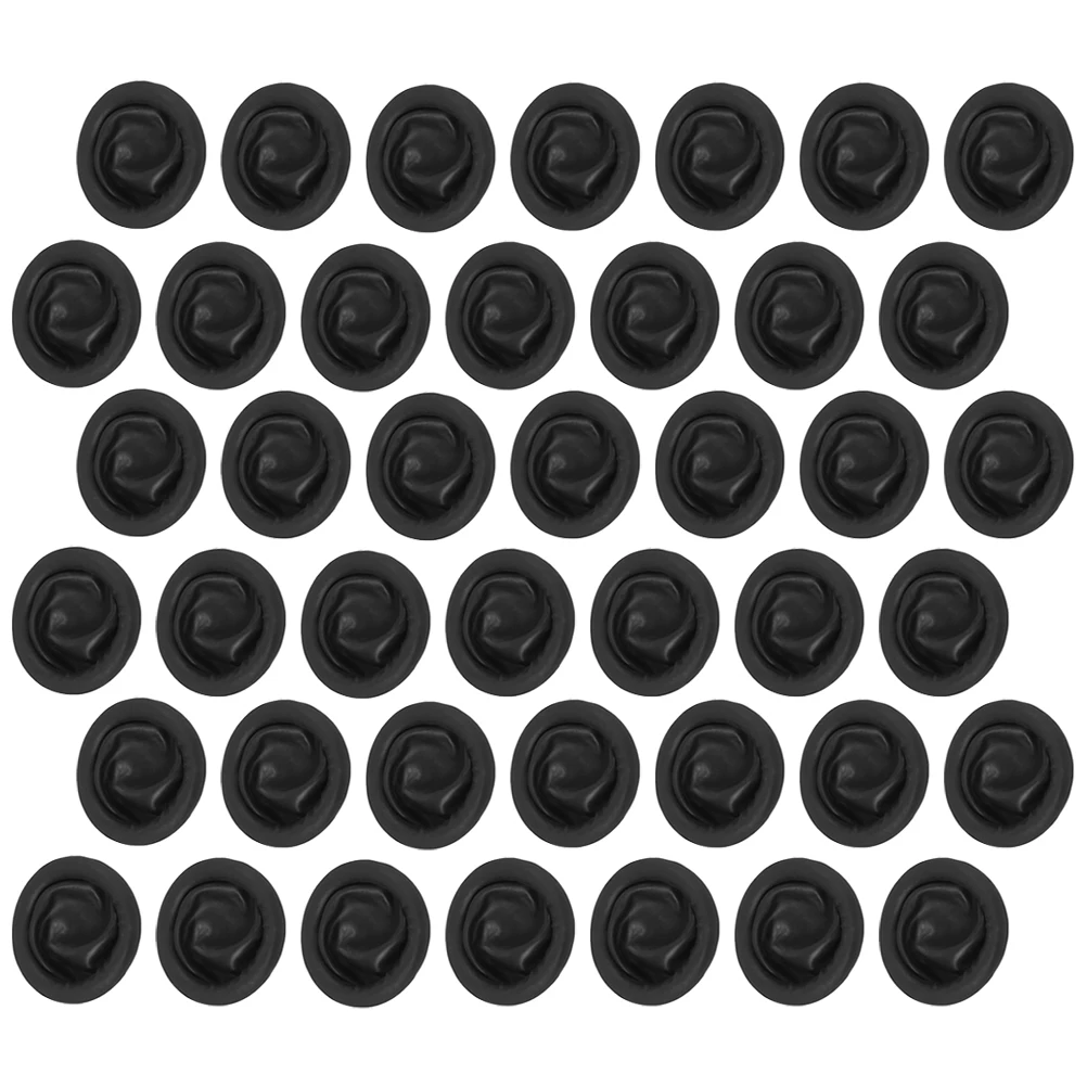 100 Pcs Finger Sleeves Anti-static Cot Replaceable Protector Daily Use Coat Multi-function Black Small