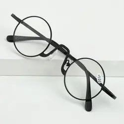 Retro Metal Round Frame Reading Glasses Women Men Presbyopic Eyeglasses Anti Blue Light Eyewear Diopter +10~+40
