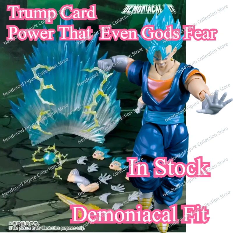 

InStock Demoniacal Fit-Dragon Ball Z SHF Super Saiyan Blue Hair Vegetto Trump Card-Power That Even Gods Fear-anime Action Figure