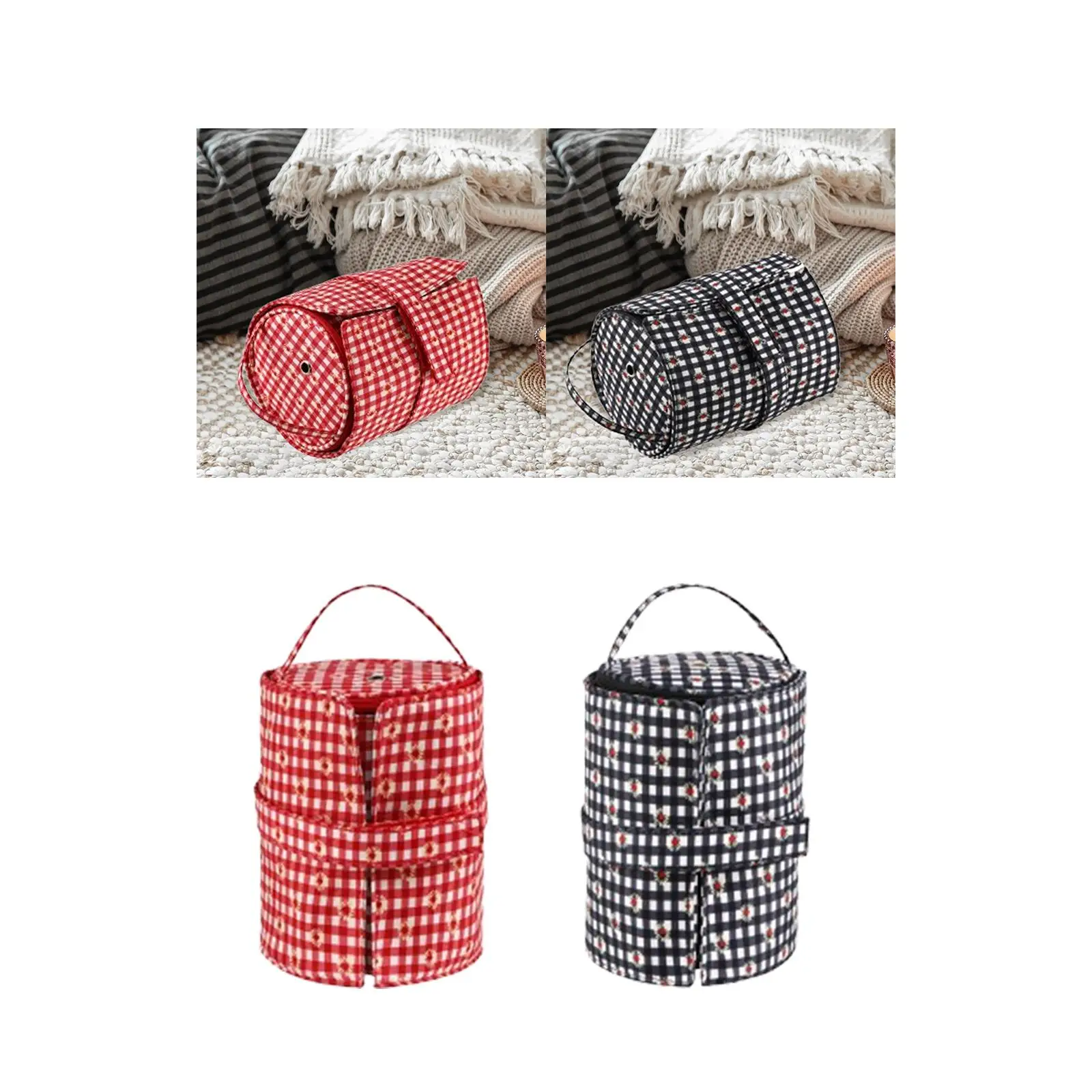 Yarn Storage Bag Scratch Resistant Knitting Tools Bag for Knitting Supplies Knitting Enthusiast Yarn Wool Hooks Knitter Home Use