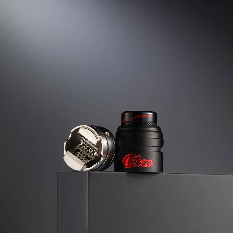 ThunderHead Creations-atomizador de tanque Blaze Solo RDA, 24mm, 810, punta de goteo, 2ml, cubierta de bobina única, VS Blaze RTA de Mike Vapes