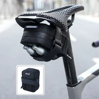 Bolsa impermeable para SILLÍN de bicicleta, Mini bolsa trasera portátil para cilindro de Gas de bicicleta de montaña, bolsa trasera ultraligera para bicicleta de carretera, accesorio para bicicleta