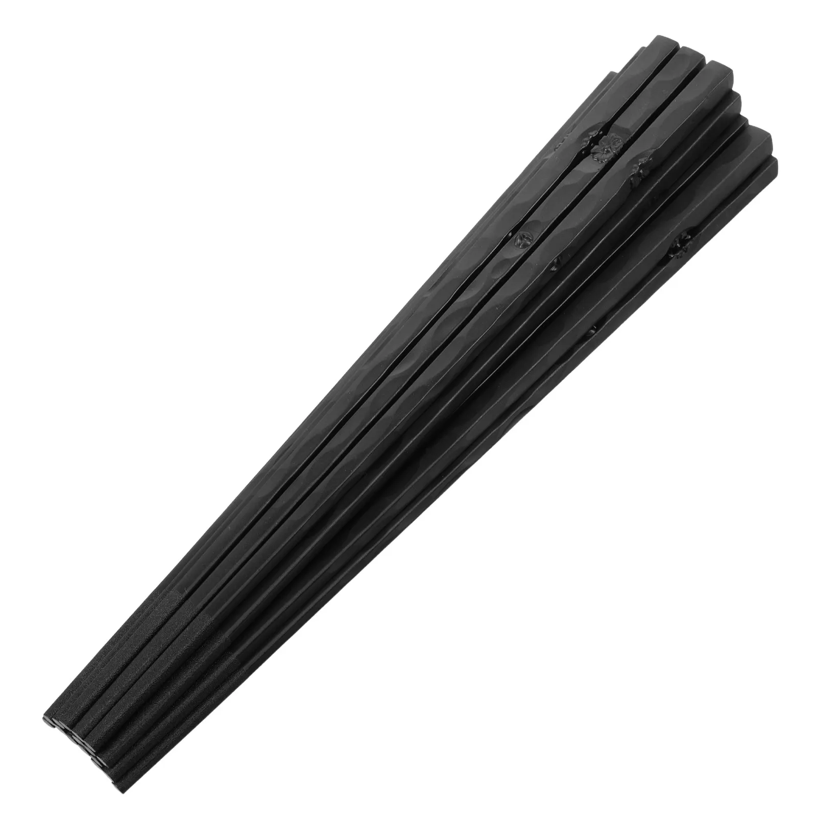 Juego de 10 Pares de Palillos Reutilizables de Plástico, Estilo Japonés y Chino, Antideslizantes, para Sushi, Fideos, Sashimi, Palillos para Cocinar, Paquete Grande para Uso Diario