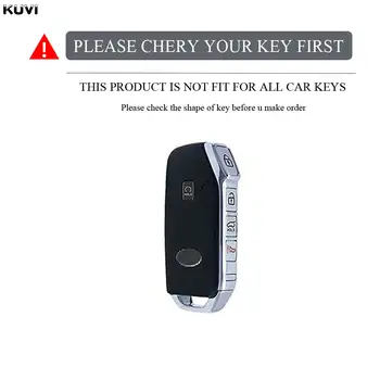 適用於起亞Ceed、Cerato、Forte、NIRO、Seltos、Sorento、Soul、Sportage、Telluride、K5無鑰匙進入系統的全新TPU汽車鑰匙殼/鑰匙圈 8 最佳銷售 起亞Ceed的汽車造型 - №8