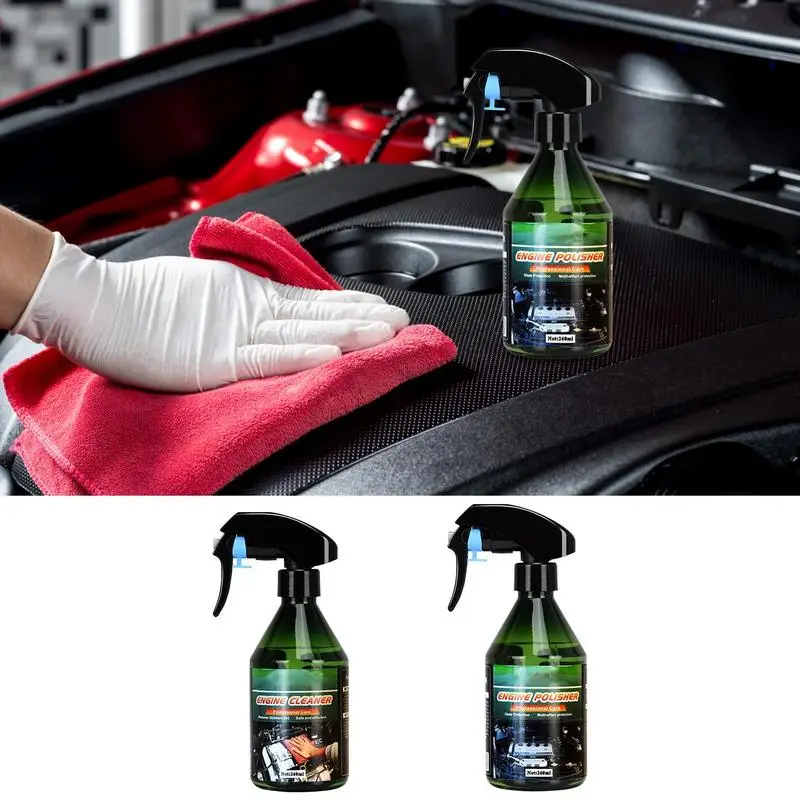 

260ml Car Coating Engine Spray Vehicles Non Greasy Cleaner Spray Cleaner Spray Cleaning Agent For Removing Dirt Rust Oxidation