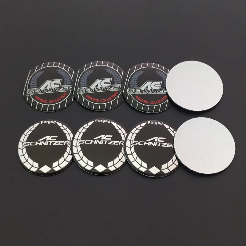 56mm For AC SCHNITZER M 3 5 E46 E39 E36 E60 E90 E39 Performance Car wheel center hub badge logo sticker decal cover suitable