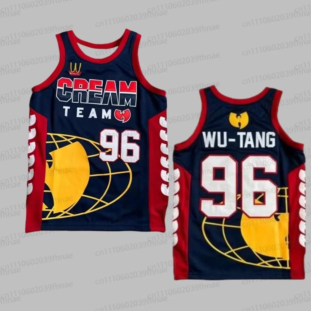 Wu Tang 97 Familien-Set Basketball-Trikot Ärmelloses Shirt Hip-Hop-Stil Outfit Freizeitkleidung Familien-Matching – Detail 6