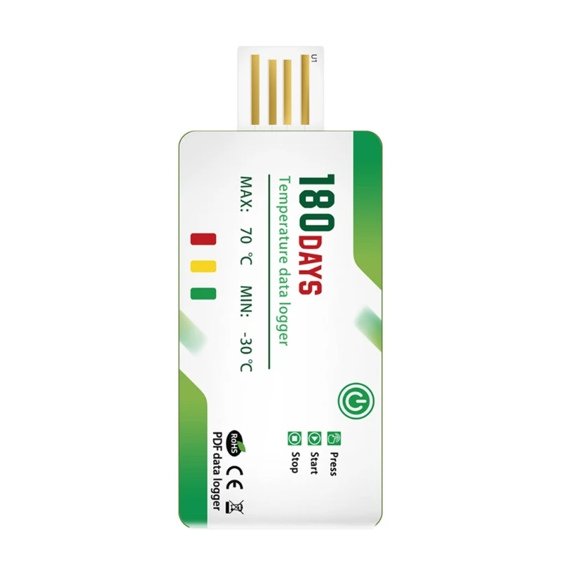 Registrador datos temperatura USB LED indica monitores temperatura USB para monitoreo Envío Directo