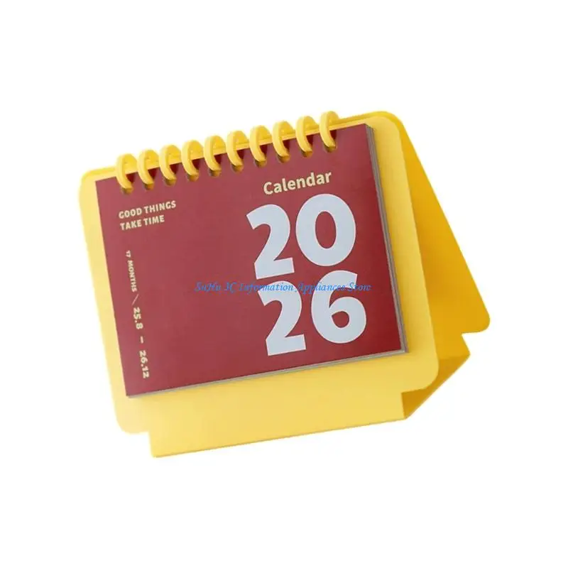 2026 PEQUEÑO ESCRITO ESCRITO Pad, calendario mensual portátil Planificador diario