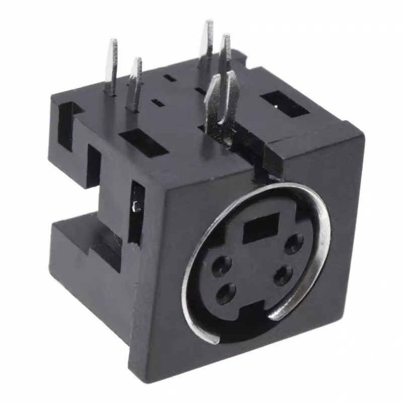 1pcs S Terminal Audio Video Din Female Socket Wiring Harness Connector S-video PCB Mount 3/4/5/6/8/9Pin
