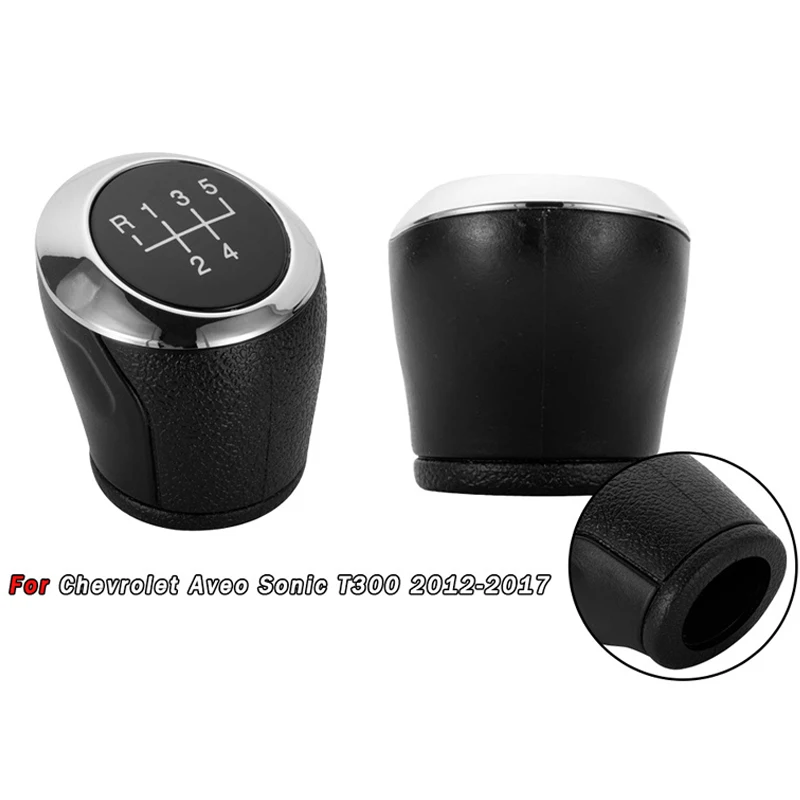 

5/6 Speed Gear Shift Knob for Chevrolet Aveo Sonic T300 2012-2017 - Car Transmission Shifter Handle, Durable Auto Accessories