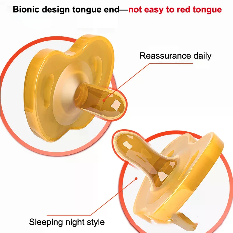 1 Set Ciuccio neonato Nuovo creativo Silicone Mela Ciuccio Giorno Testa rotonda Notte Testa piatta Scatola di immagazzinaggio Catena Massaggiagengive per bambini Giocattoli