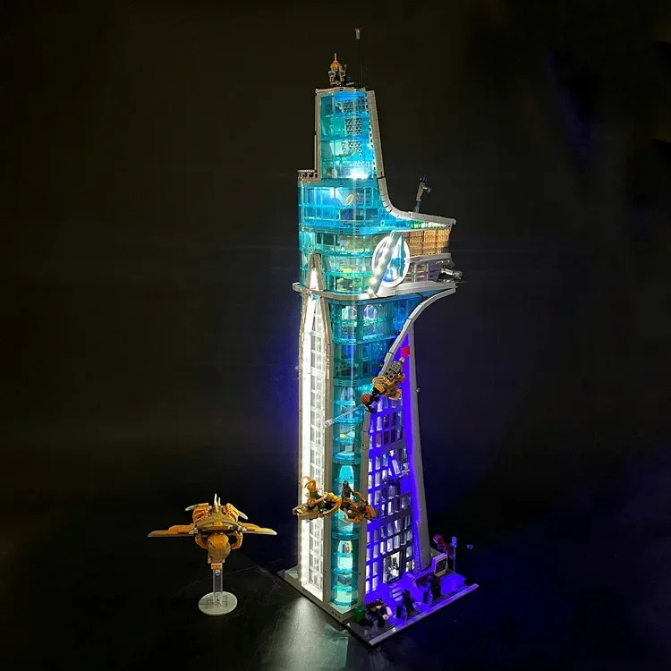 5201PCS ภาพยนตร์ Tower Hero ประกอบสถาปัตยกรรม Constructor Building Blocks อิฐเด็กผู้ใหญ่ของเล่นวันเกิดคริสต์มาสของขวัญ 76269