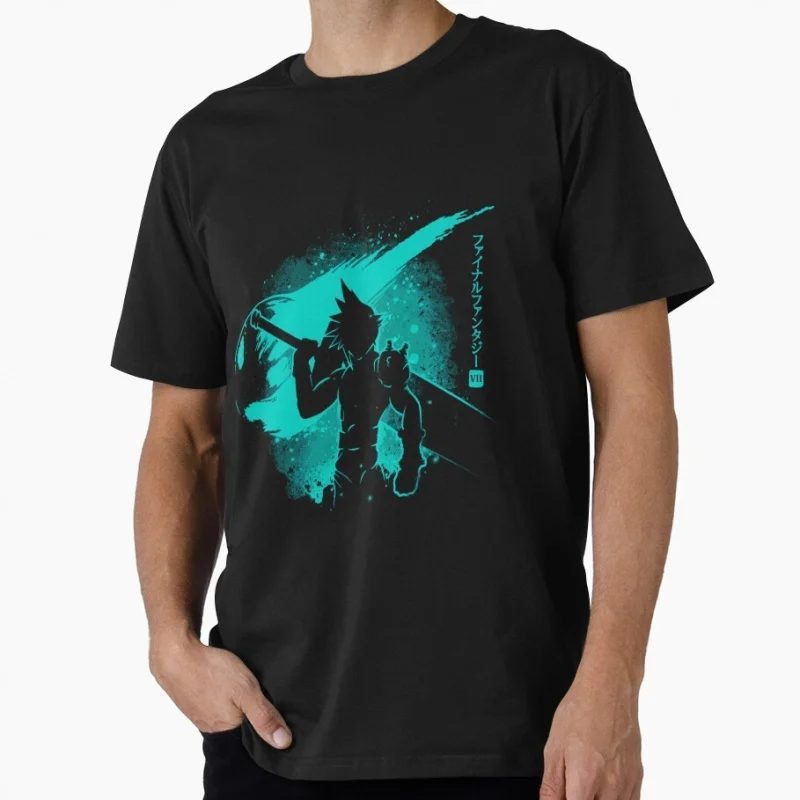 

Final Fantasy Vii The Ex Soldier Style Gift T shirt for RPG gamer 100% cotton Short Sleeve Graphic Clothes All size tops S-6XL