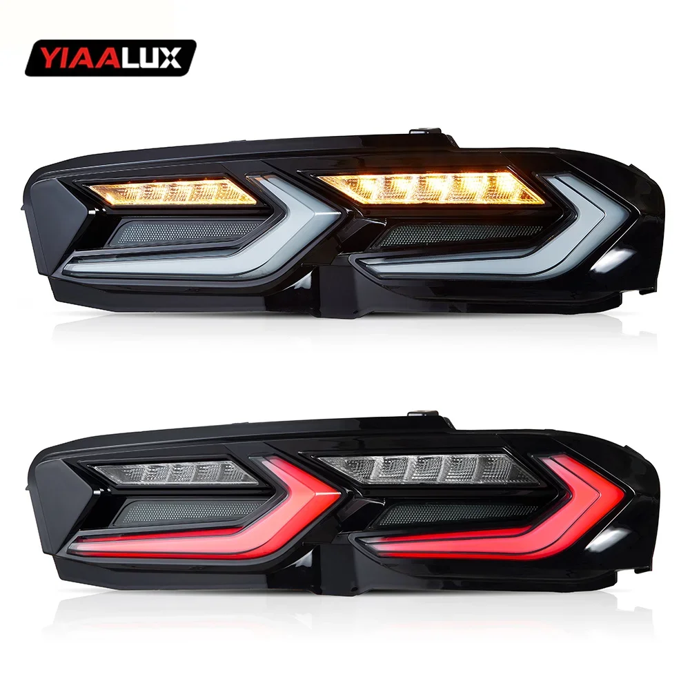 

Hot-selling Factory Price Tail Lamp For 2014 2015 Chevy Camaro LED Taillight Red Signal With Full LED Reverse+DRL+Brake Light