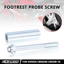 Fit for Honda CBR650R CB650R CB1000R 2019 2020 2021 2022 2023 2024 Motorcycle Front Foot Peg Footrest Probe Screws Kit