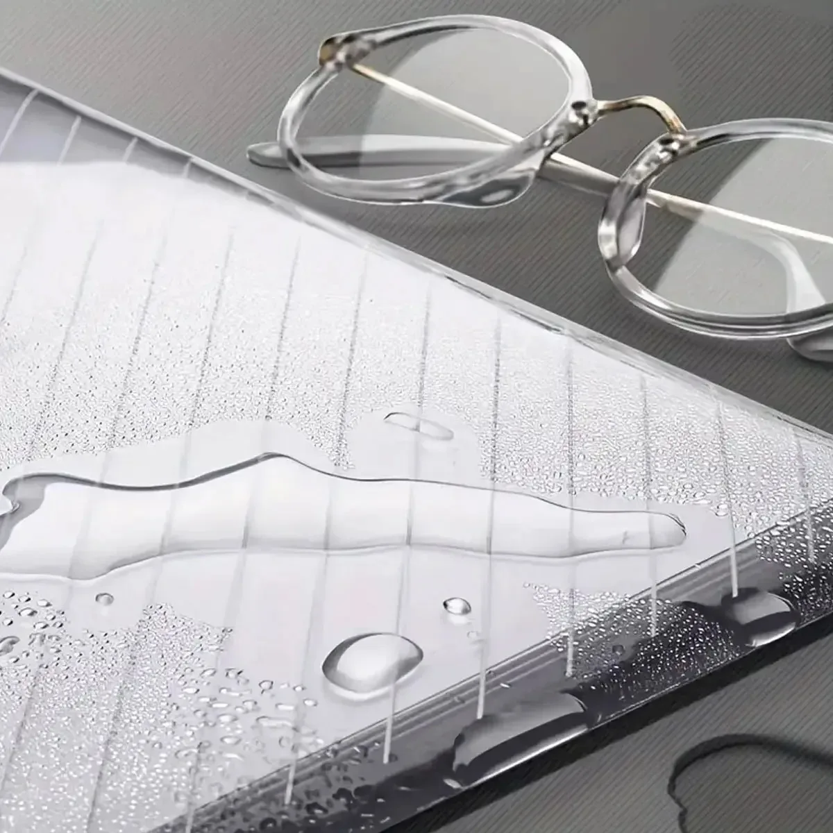 A4 File Storage Bag, Large Capacity Archival Bag Buttoned Exam Papers Storage Bag Transparent Color Waterproof Storage Bag