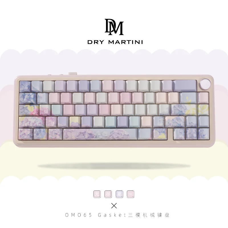 Kit de teclado Dry Martini Omo 65, junta de 3 modos, Kit de teclado inalámbrico Bluetooth, Kit de teclados para juegos Rgb de intercambio en caliente personalizado, regalos