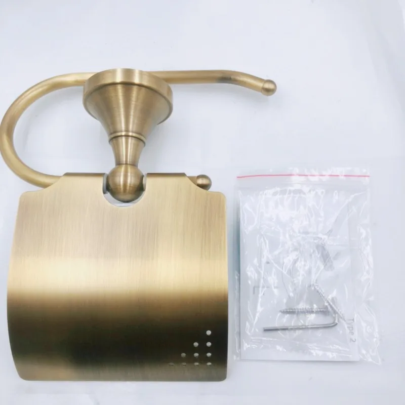 

Подвеска для ванной комнаты, античная медь, туалетная латунь, европейский антикварный держатель для рулона бумаги, держатель для салфеток, держатель для туалетной бумаги