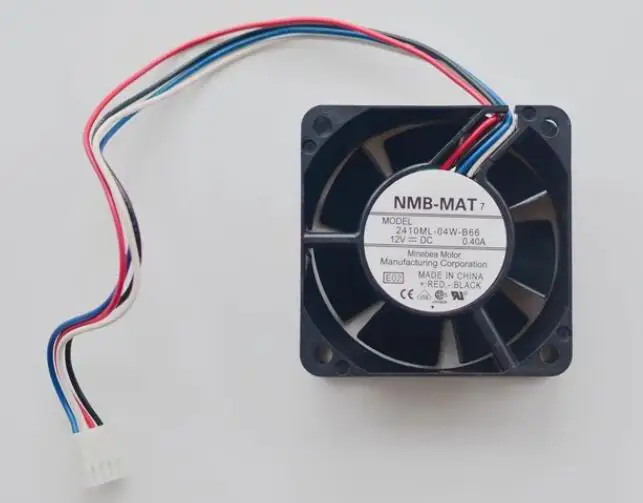 

NMB 2410ML-04W-B66 E02 DC 12V 0.40A 60x60x25mm 4-Wire Server Cooling Fan