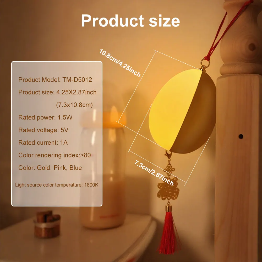 

Portable No blue light little golden egg sleep lamp for Kids, 2 Colors Changing ， USB Charging ,Hangable for Bedroom, Travel